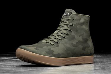 Nobull High-Top Canvas Men's Trainers Dark Camo | Australia (RY9853)